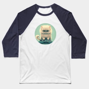 DJ Persian Cat Baseball T-Shirt